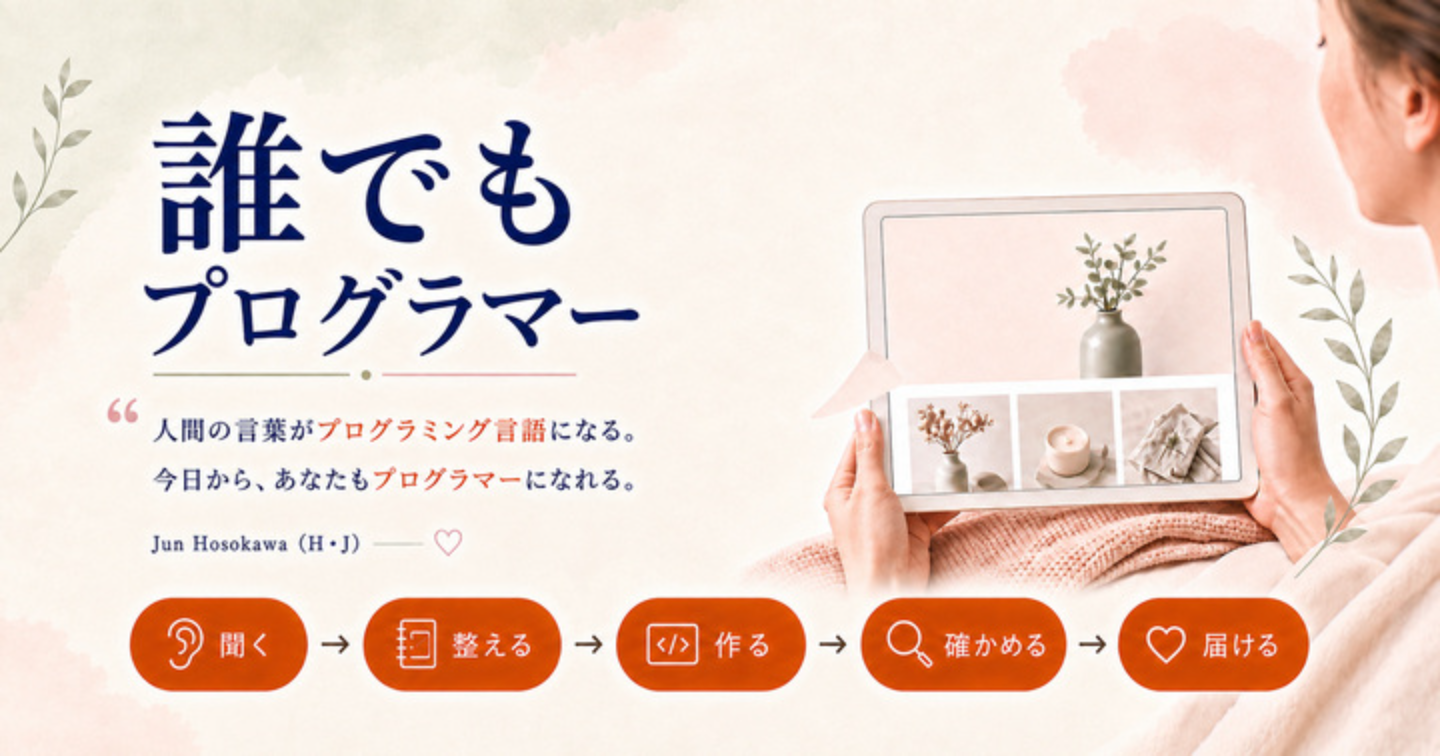 Tips初登場！たった3日間で、あなた自身の「動く成果物」をプログラム・大手プラットホーム出品。7日間無料サポート『誰でもプログラマー』　　