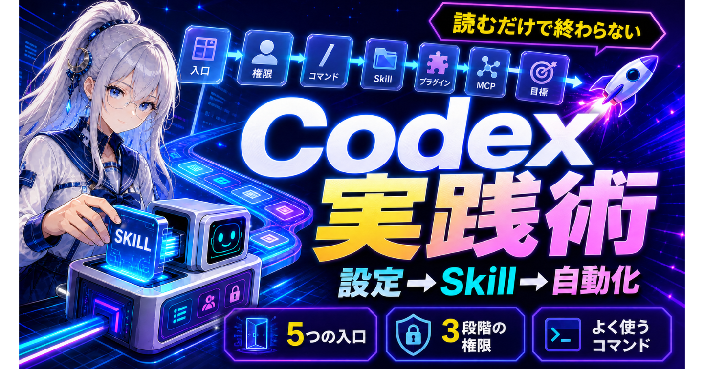 徹底解説｜Codexを入門から使いこなすまで