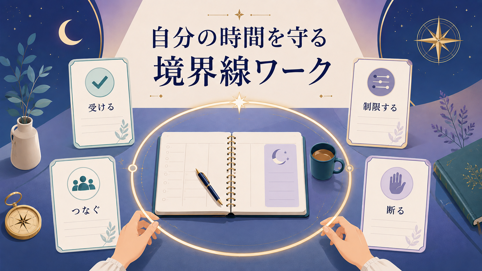 占いの言葉を「断る基準」に変える｜自分の時間を守る境界線ワークブック