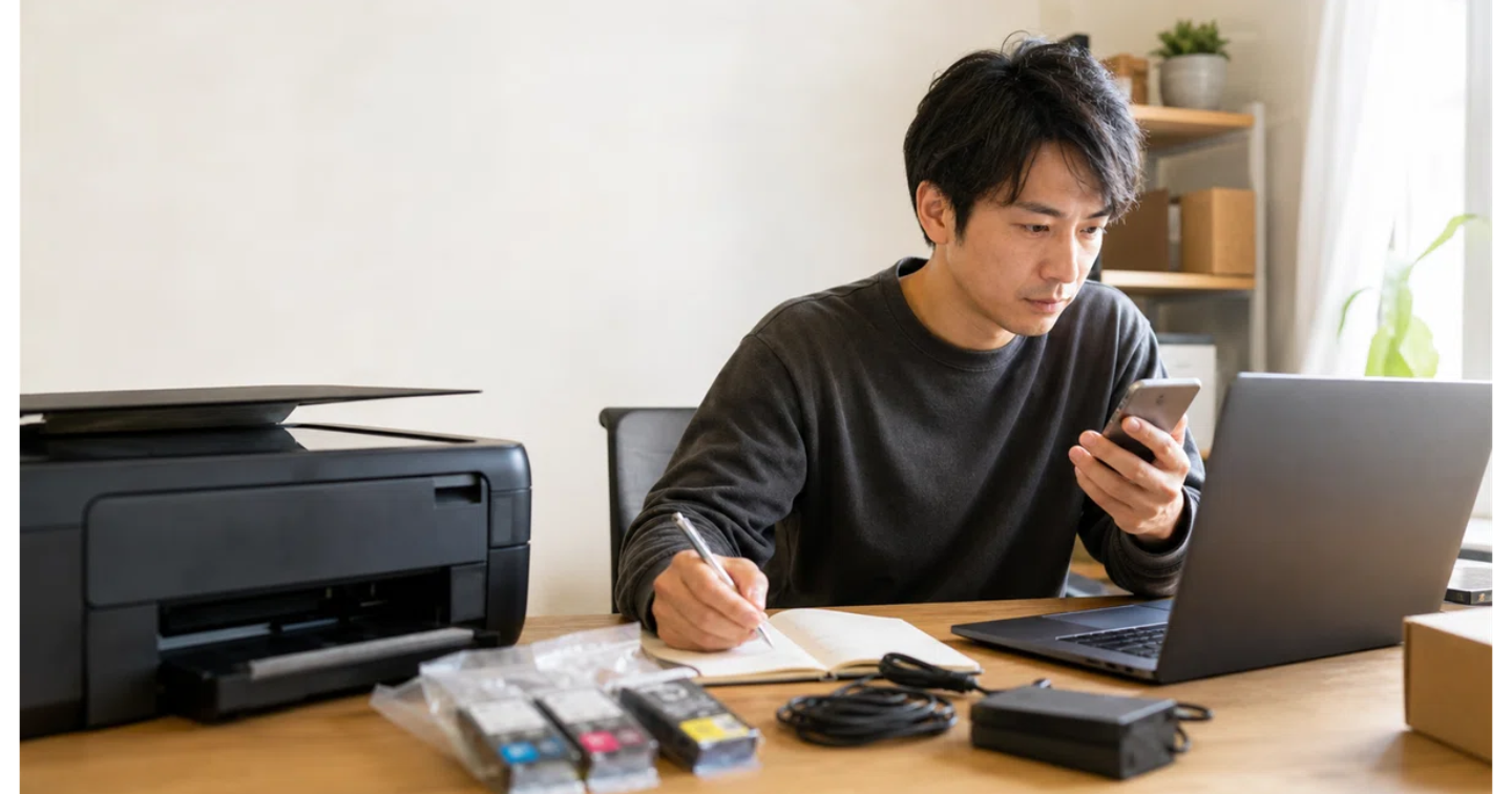 📦 プリンターせどりでノズル詰まりと付属品欠品を避ける判断基準