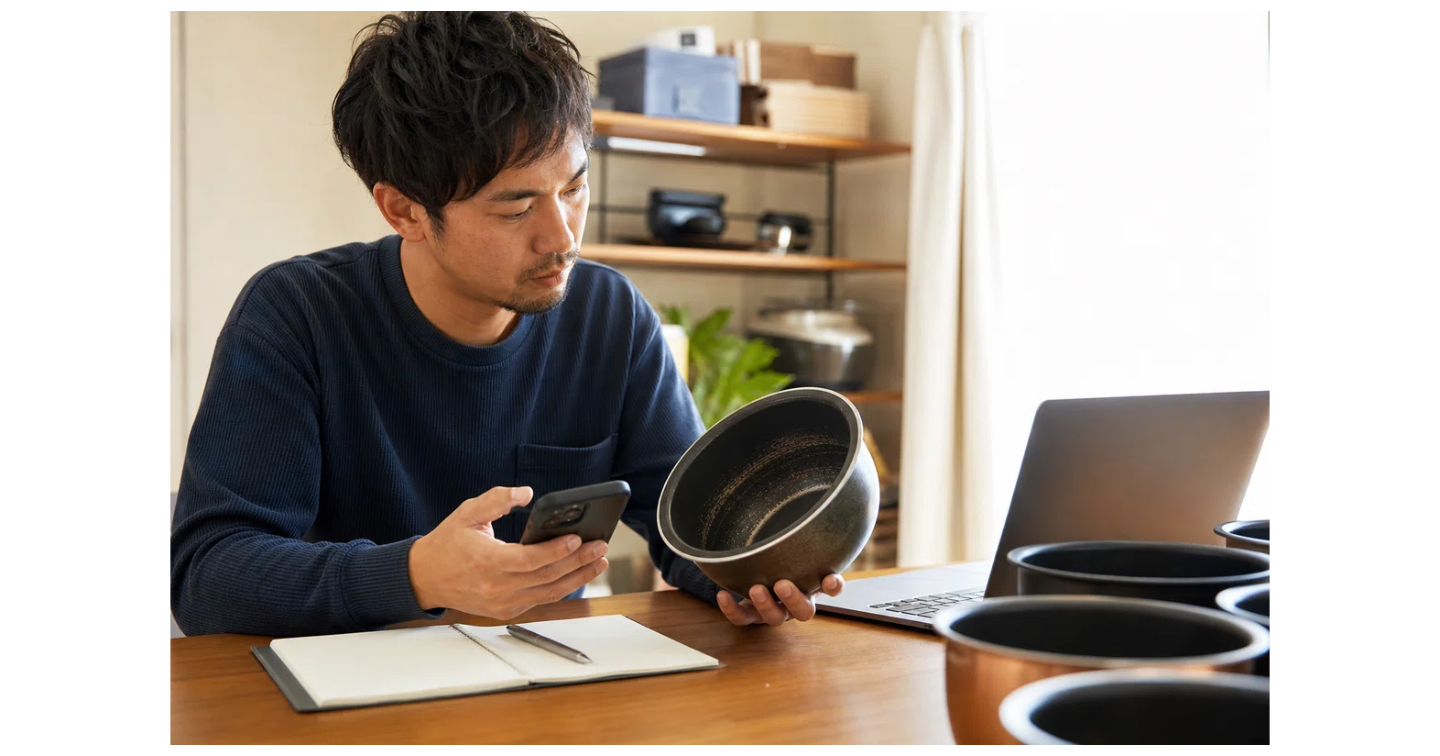 📦 炊飯器内釜せどりでコーティング状態と需要を読む方法