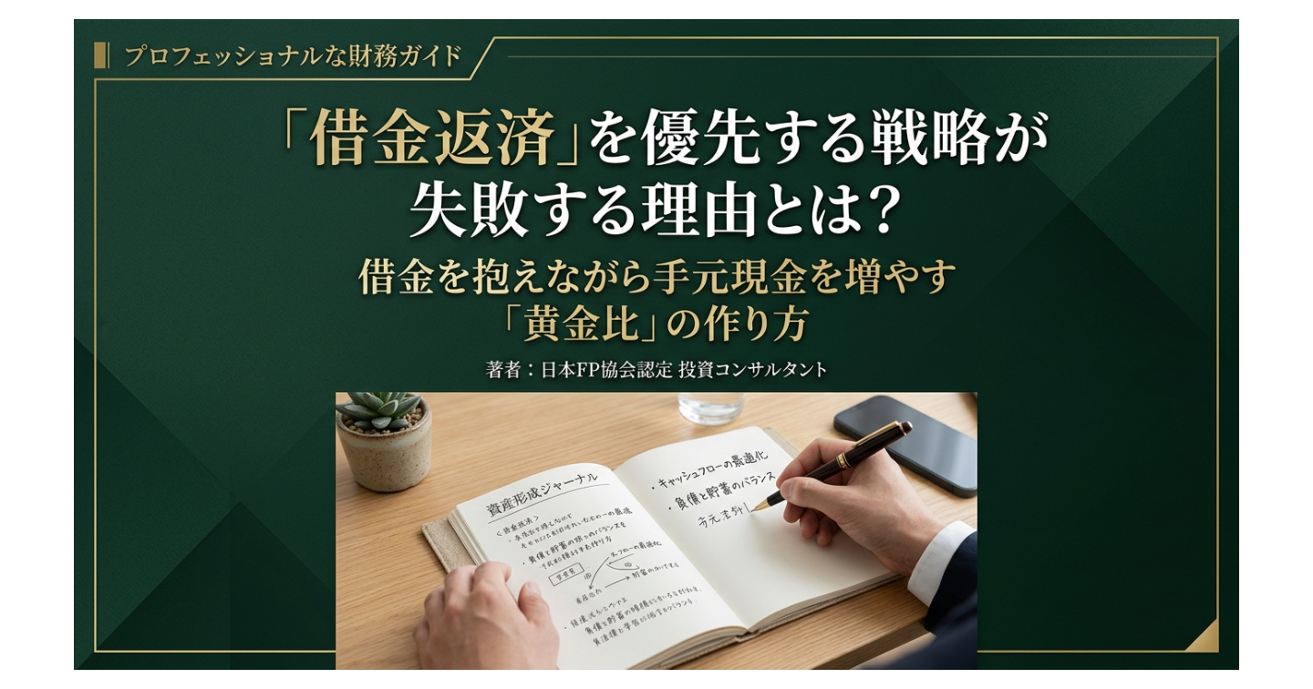「返済が終わったら貯金する」はなぜ失敗するのか？負債を抱えたまま資産を作る金融思考法