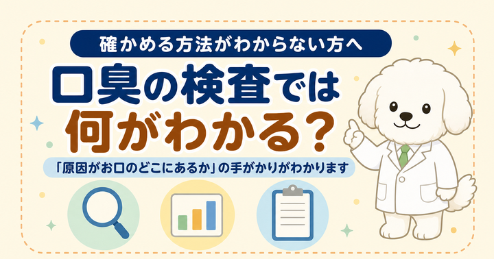 口臭の検査では何がわかる？測定の内容・費用・流れ｜大阪・羽曳野の【加藤総合歯科・矯正歯科】／大阪・梅田の【えみは総合歯科】