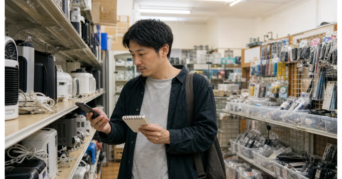 📚🔌 ブックオフで家電棚と付属品棚を横断して利益商品を拾う方法