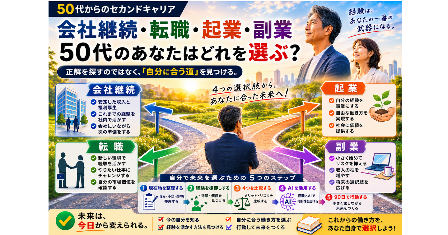 50代からのセカンドキャリア実践ガイド