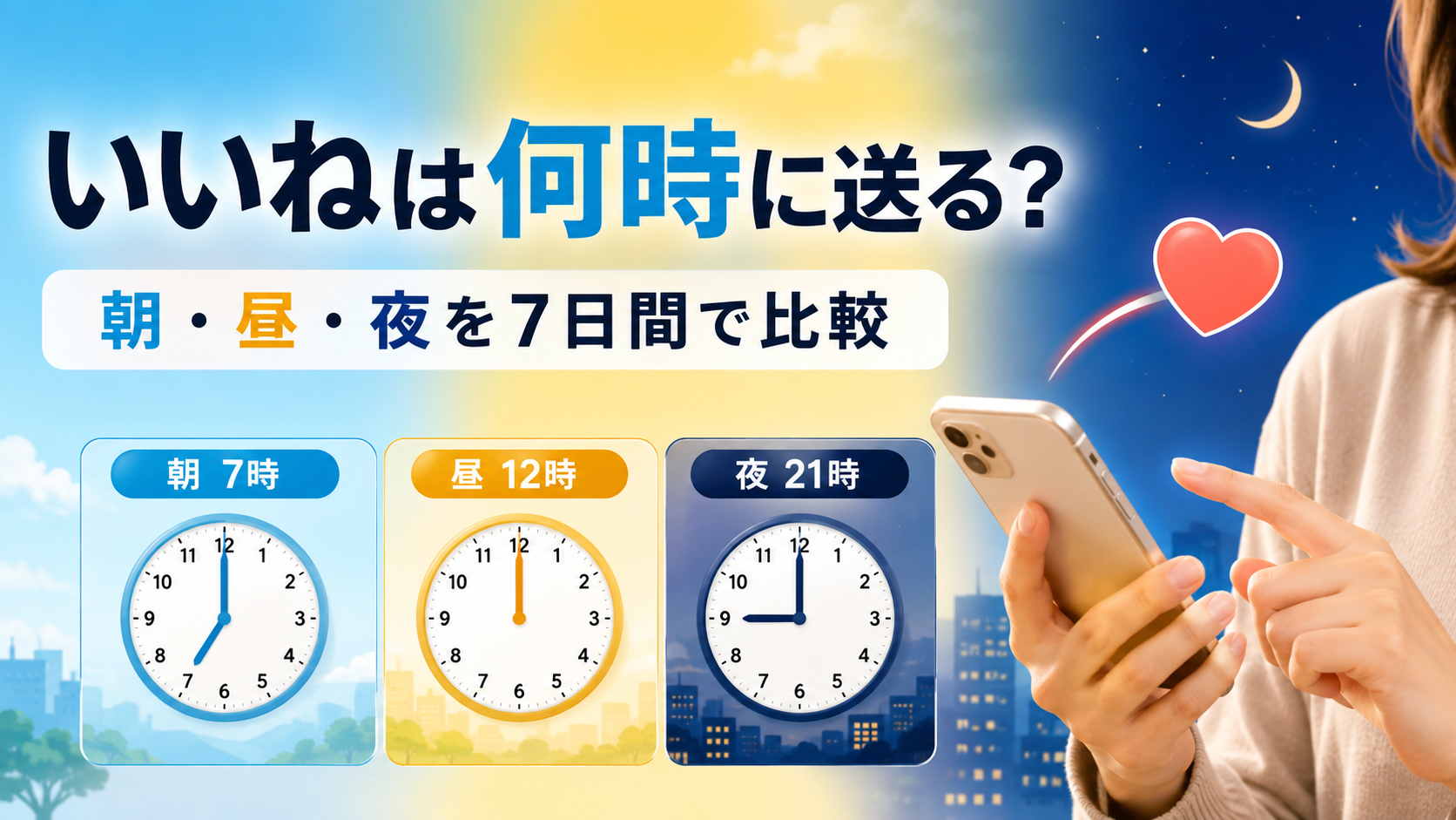 夜に送れば正解ではない——いいねを送る時間帯とログインのタイミングを分けて考える