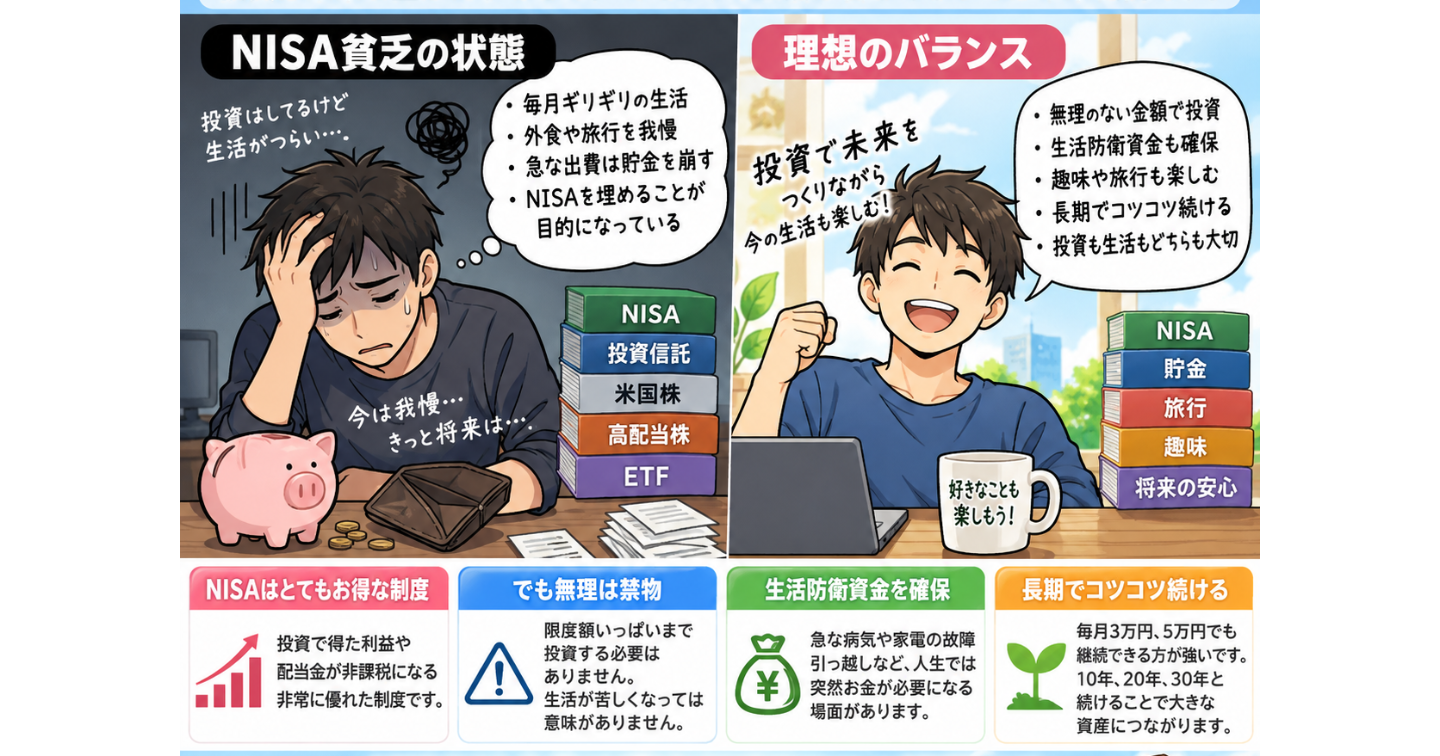 NISA貧乏。