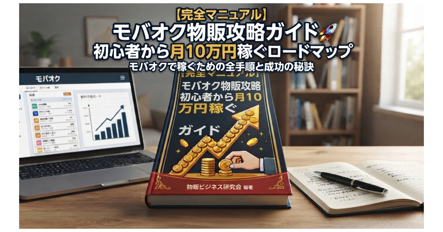 【完全マニュアル】モバオク物販攻略ガイド 🚀 初心者から月10万円稼ぐロードマップ