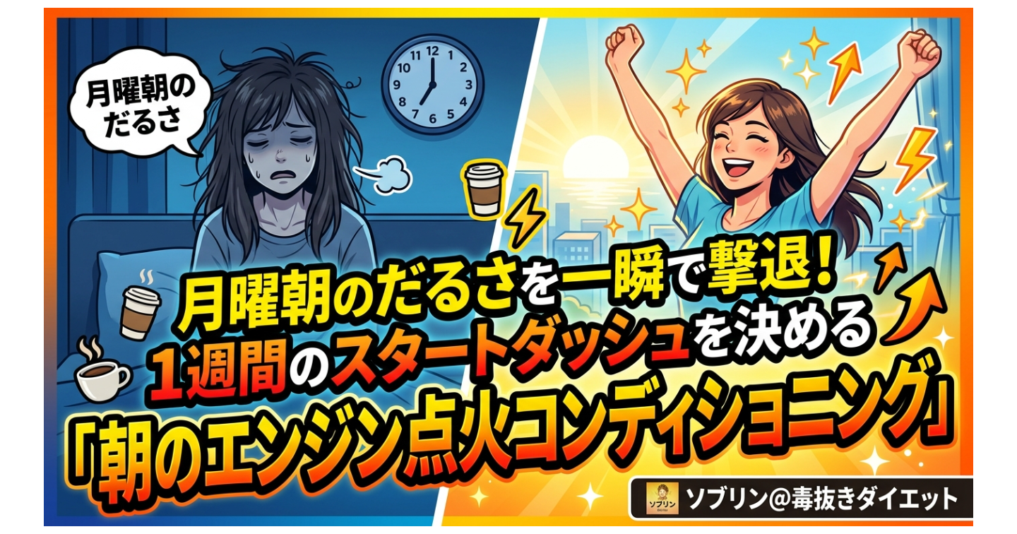 【週後半も失速しない】火曜日の集中力低下を予防！「パフォーマンス持続型コンディショニング攻略ガイド」