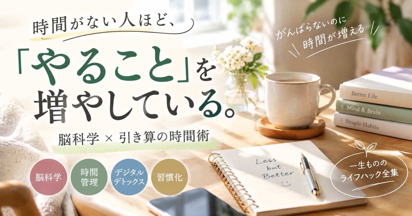 『しなやか脳スイッチ』〜がんばるのをやめて、時間と心の余白を取り戻す「ずるい」ライフハック全集
