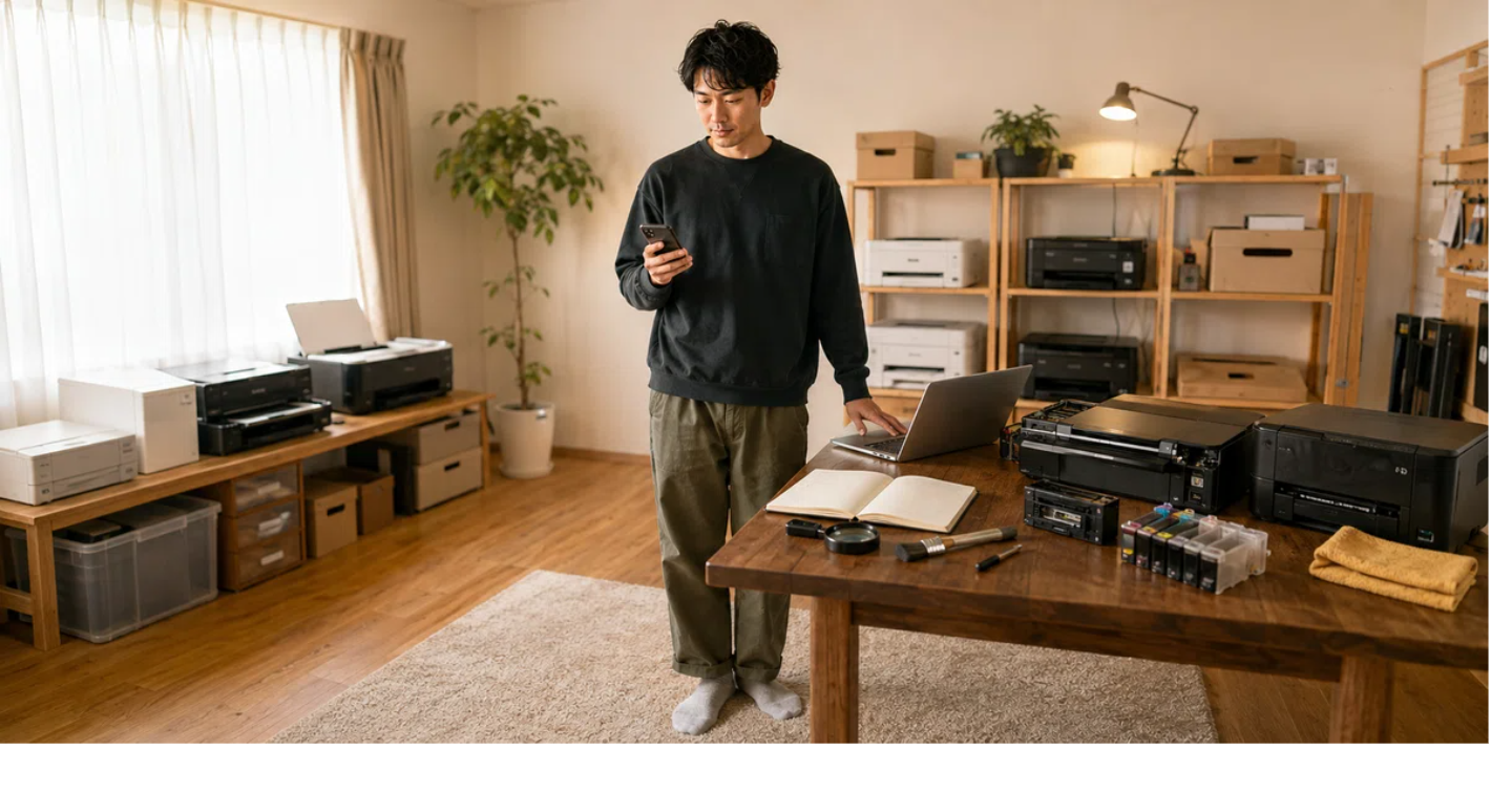 📦 プリンターせどりでノズル詰まりと付属品欠品を避ける判断基準