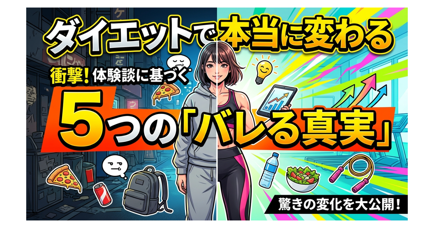 ダイエットで本当に変わる「バレる真実」5つ