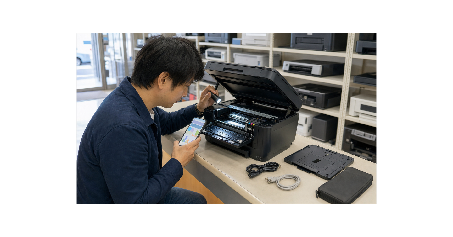 🖨️プリンターせどりでノズル詰まりと付属品欠品を避ける仕入れ基準