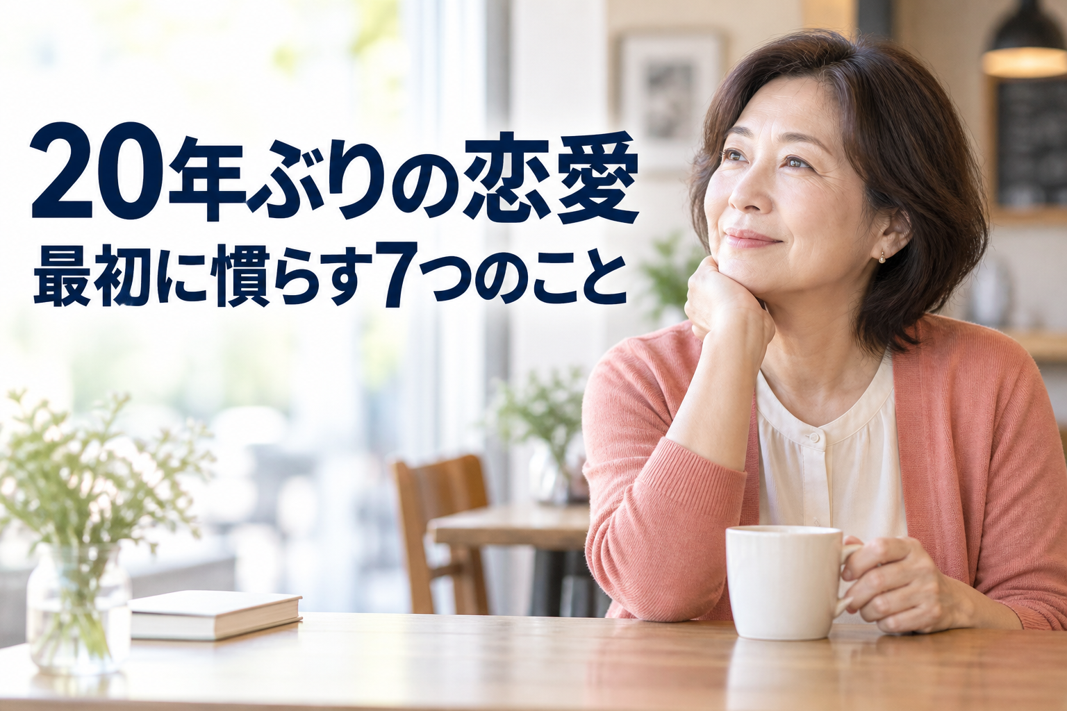 20年ぶりの恋愛は、「好きになる練習」から始めない——50代女性が最初に慣らす7つのこと