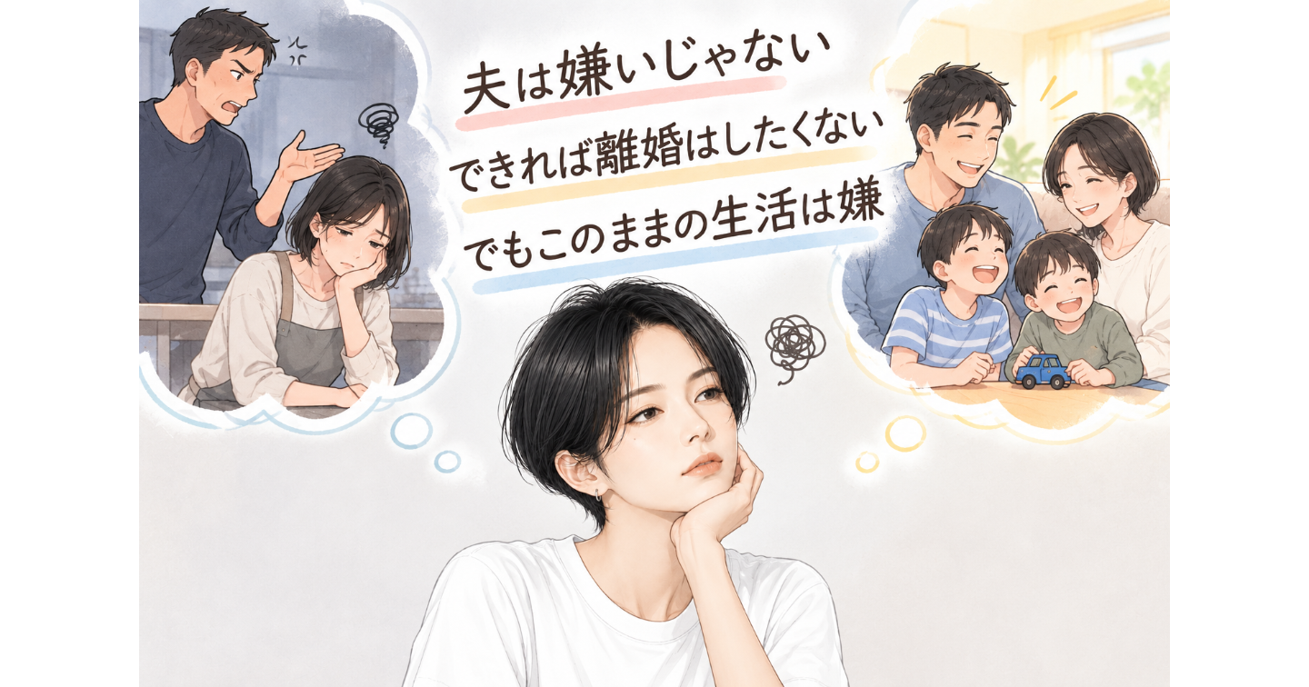 モラハラ夫が変わらなくても、自分が変われば未来は明るい