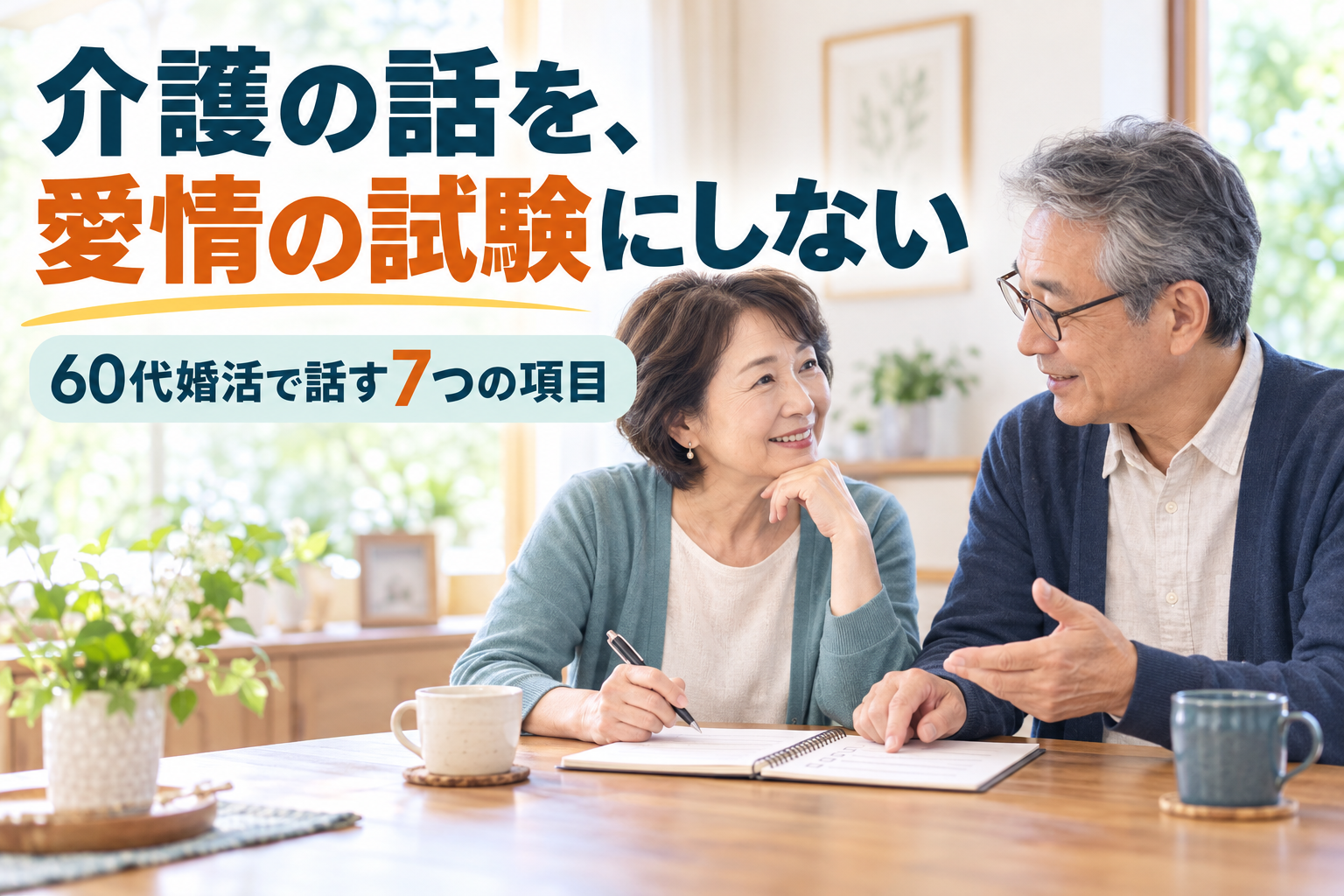「介護する覚悟」を愛情の証明にしない——60代婚活で将来を話す7つの項目