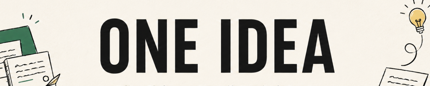 番犬man｜ONE IDEA
