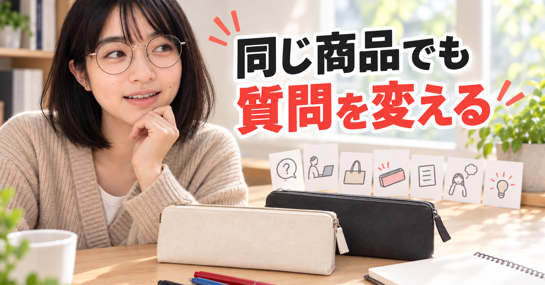 「便利です」しか書けない…同じ商品を7つの質問から紹介し直す方法