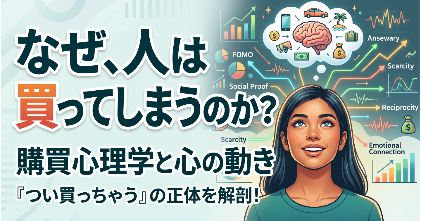 【悪用厳禁】「なぜか買ってしまう」を引き起こす、最強の購買心理学テクニック3選＆テンプレート