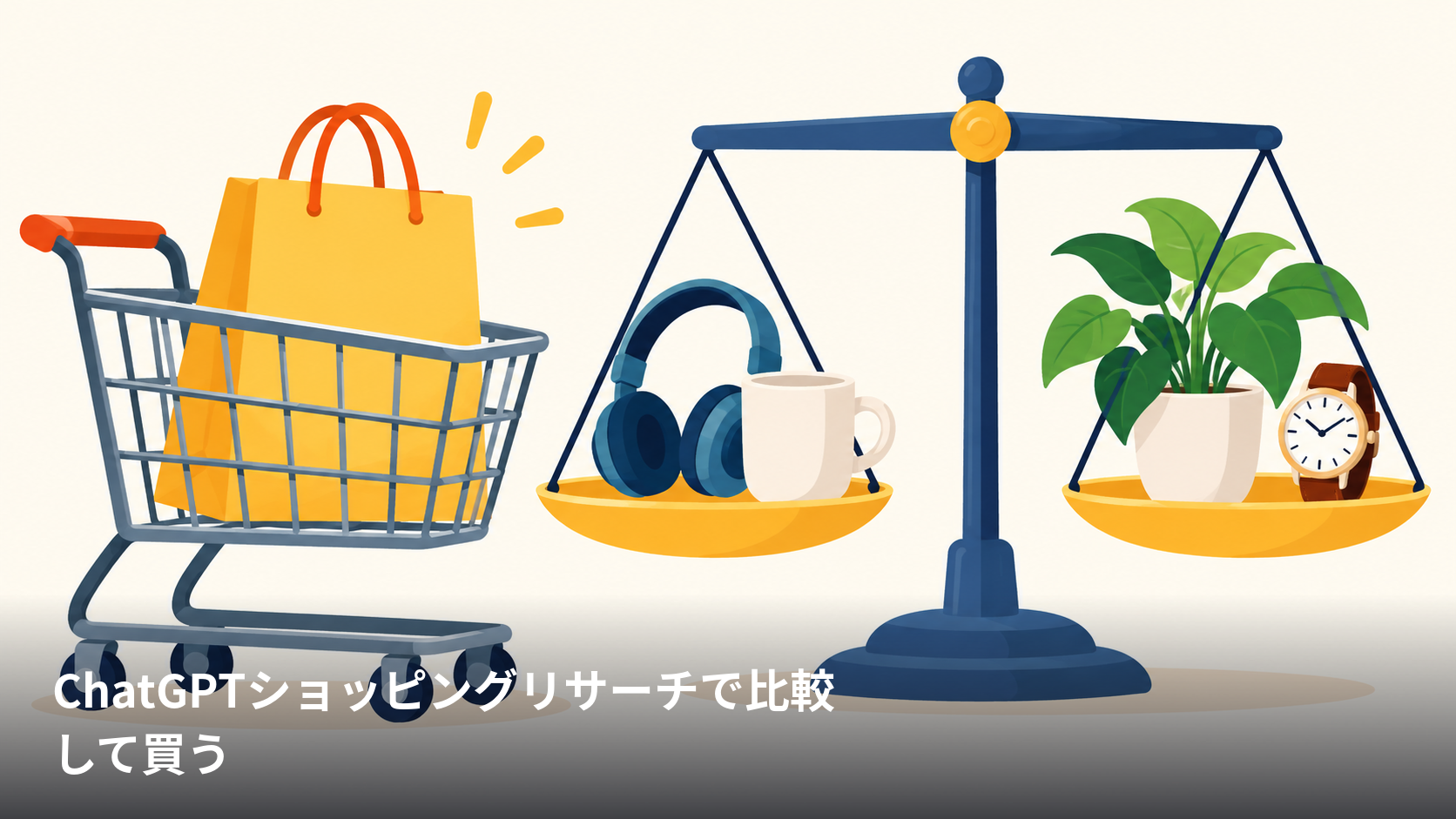 ChatGPTのショッピングリサーチで購入条件を整理し、候補を比べて販売店で確認する