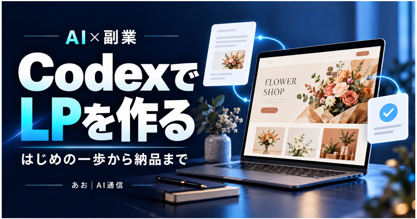 CodexでLPを作る。はじめの一歩から納品まで