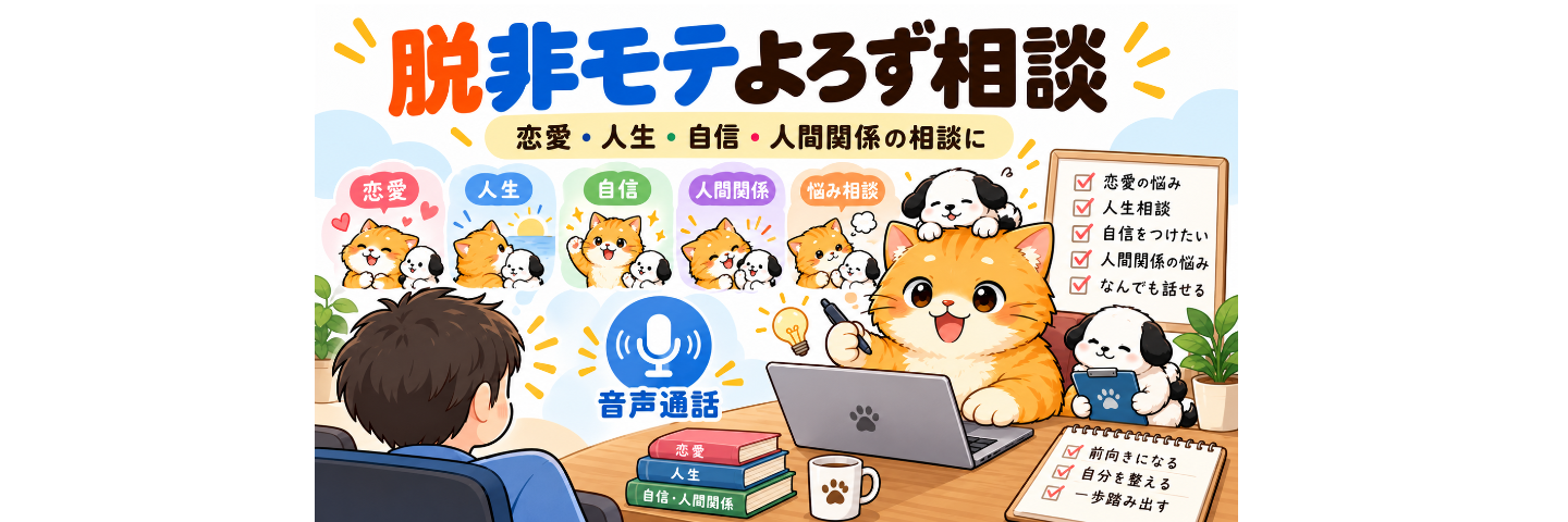 脱非モテよろず相談🐶🐱