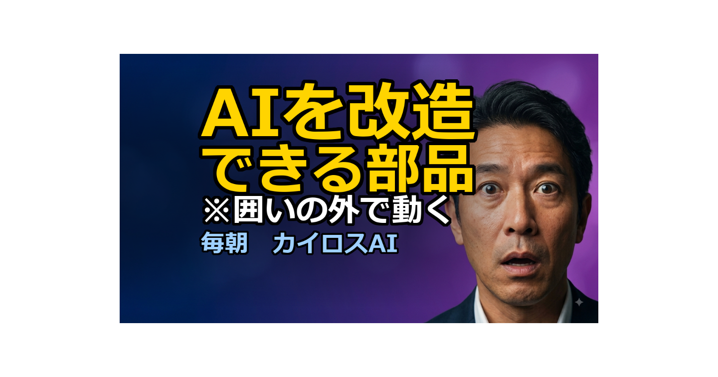 AIの道具を「自分で改造」する時代に。値打ちが上がるのは"入れていいか"の判断