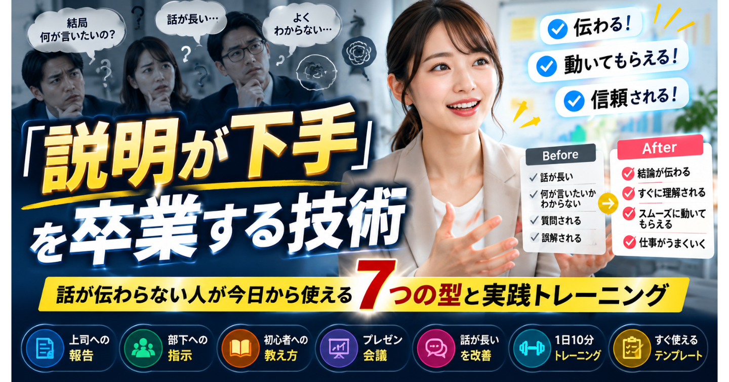 「説明が下手」を卒業する技術