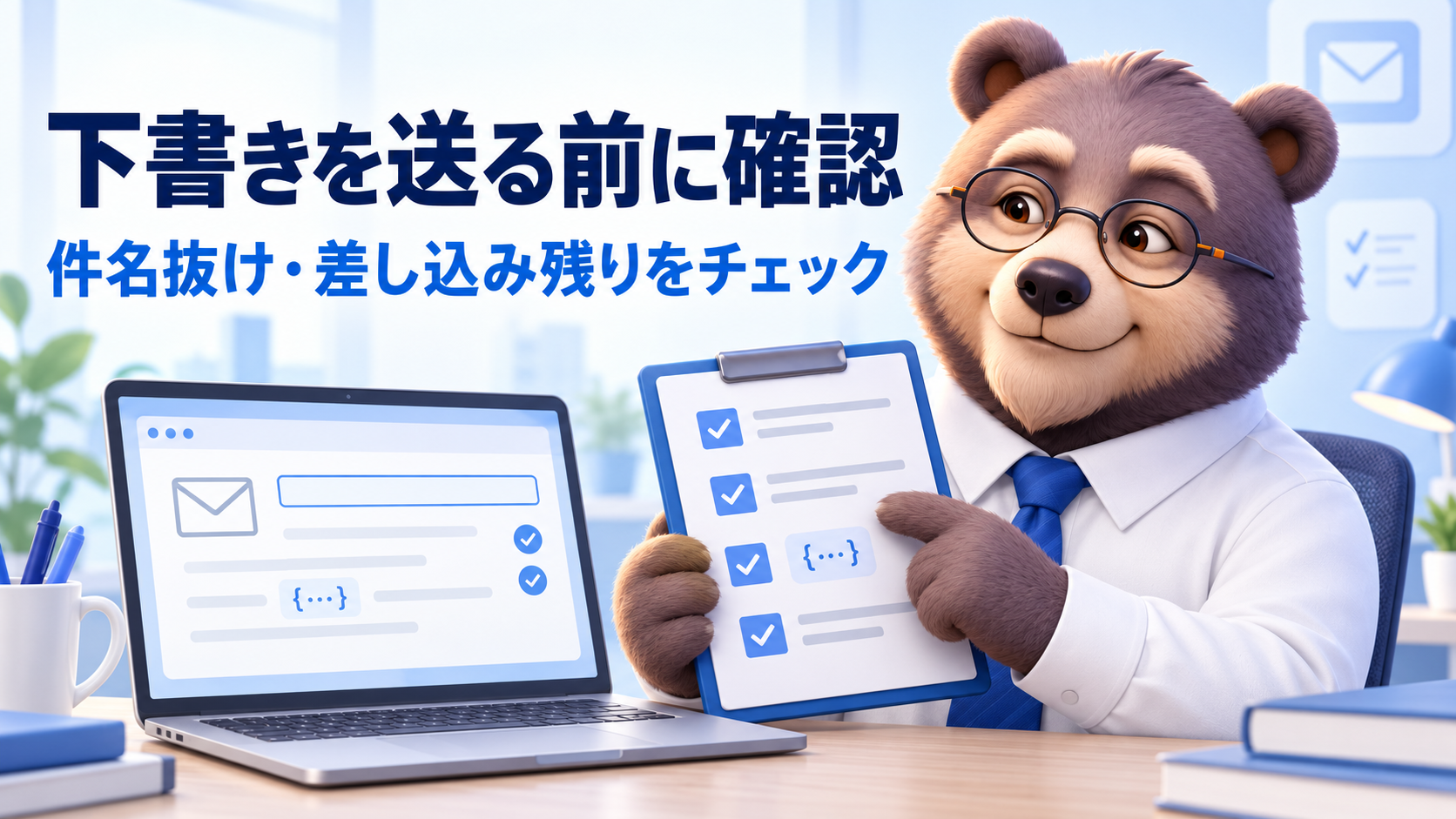 Gmail下書きの差し込み残りを送信前に発見｜GASで件名と本文をdry-run監査
