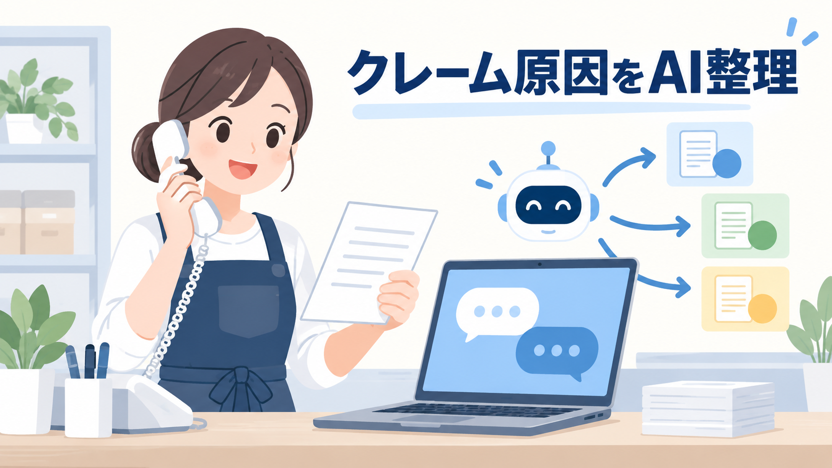 クレームメモ、分類していますか？AIチャットで原因別に整理し再発防止メモを作る方法