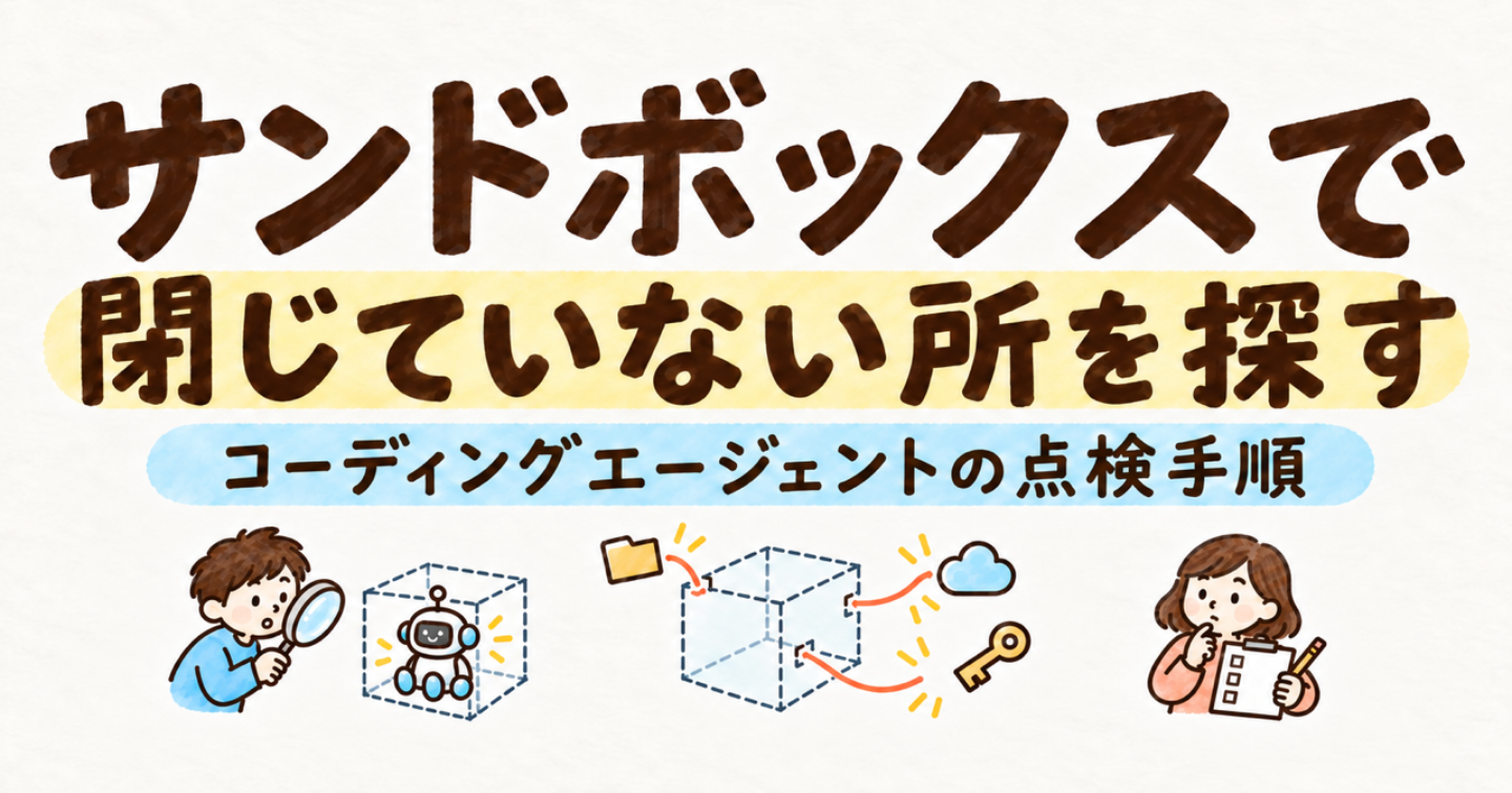 コーディングエージェントのサンドボックスで閉じていない所を探す：Claude Code・Codex・Copilotなど6製品の比較と点検手順