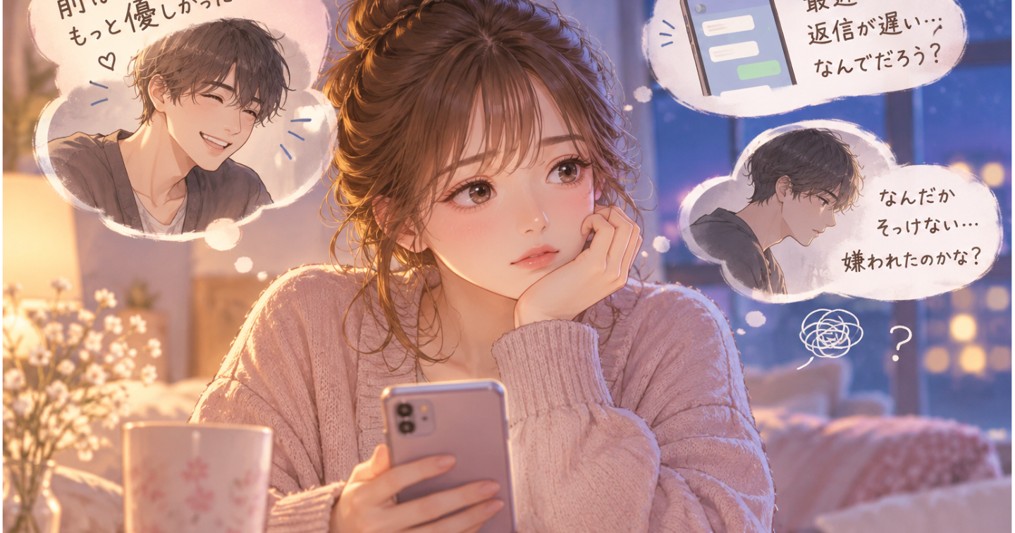 好きな人が前より冷たくなった気がするとき。不安になった心を落ち着かせる5つの考え方