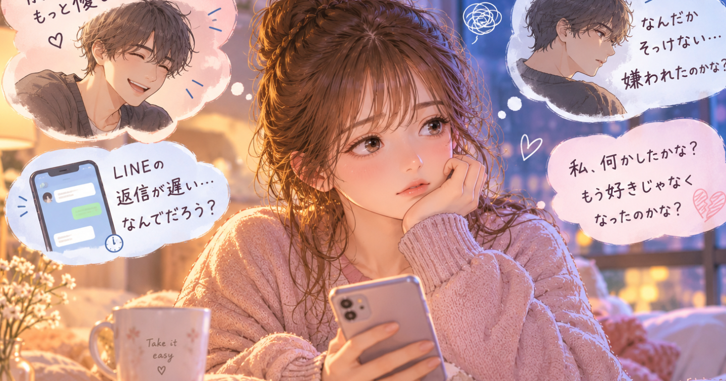 彼の態度が少し変わっただけで、不安になってしまうあなたへ