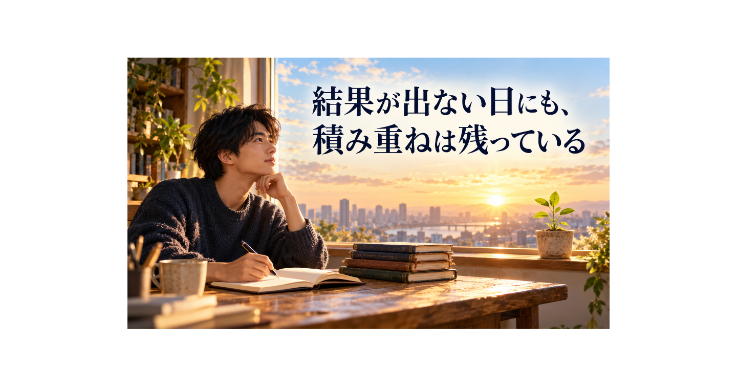 小さな挑戦が未来の自分を助ける