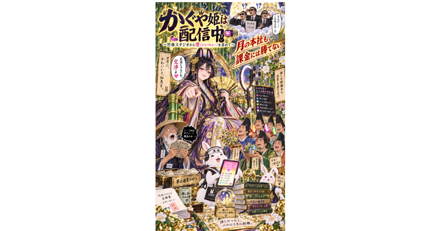 🎋かぐや姫💖は配信中 ～竹林スタジオから愛をこめて～