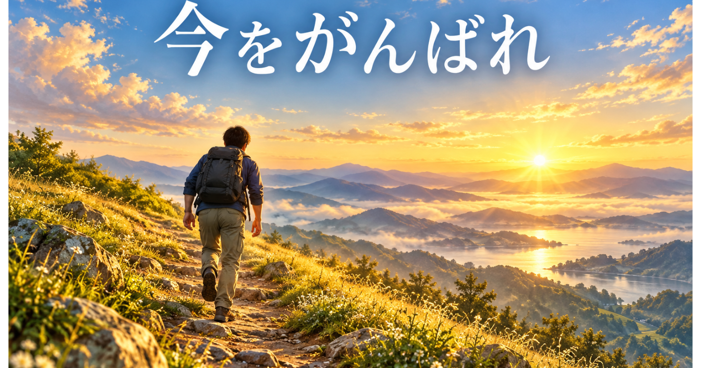 今をがんばれ