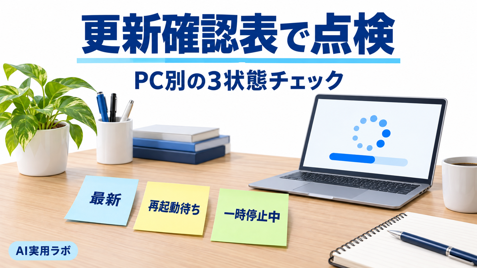 Windowsの更新、止まっていませんか？IPAが「至急更新を」と呼びかけた10月の脆弱性を、社内PCの更新確認表と連絡文で点検してみよう
