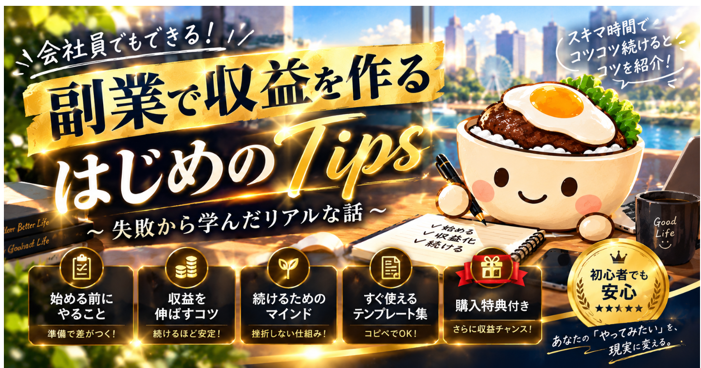 【スキル0の会社員へ】単発バイト×在宅副業。ポイ活・インタビュー・在宅ワークの始め方全手順公開（テンプレ12種・30日ToDo付き）