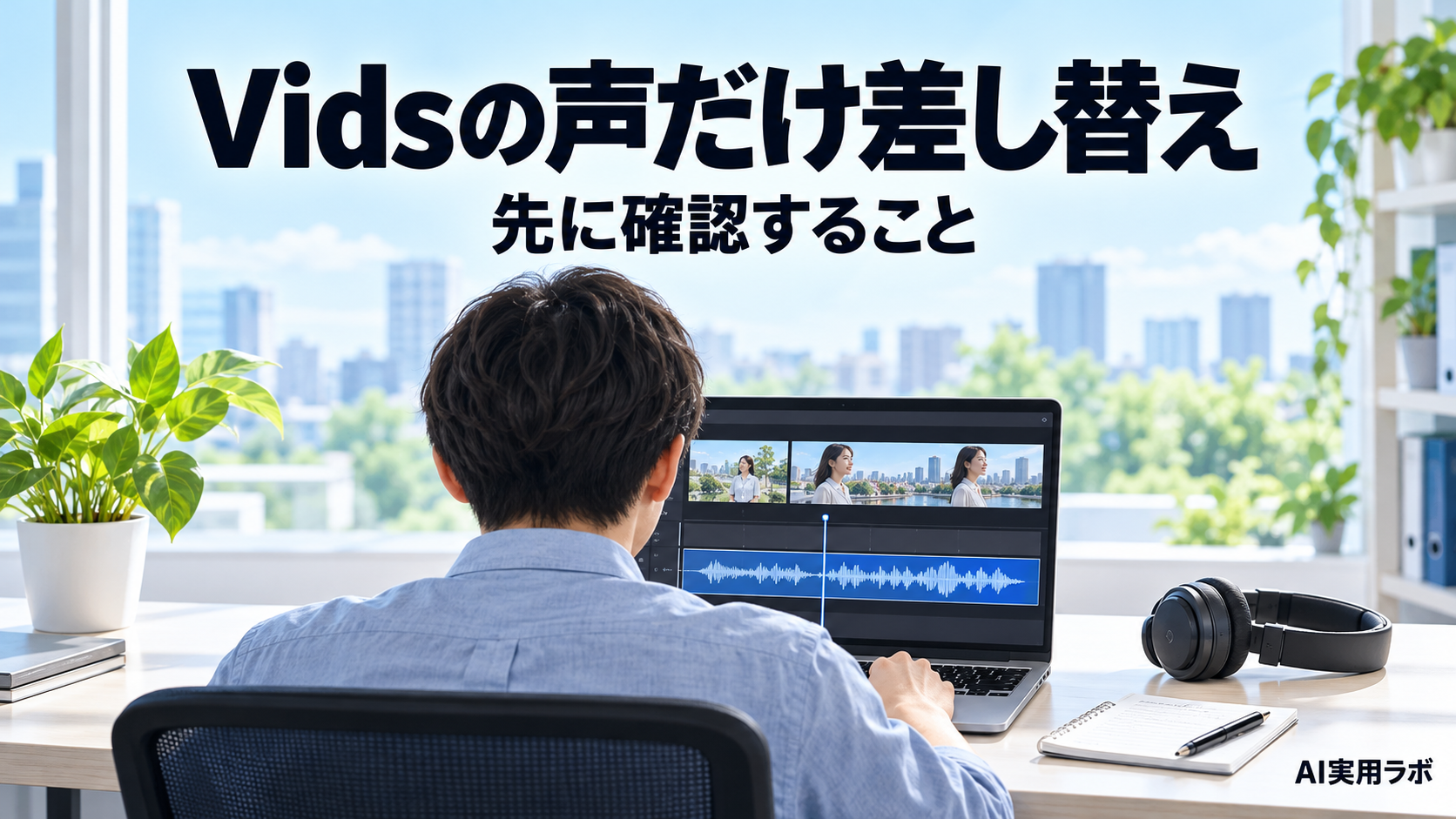 Google Vidsで動画の音声だけを取り出せるように。ナレーションを差し替える前に、条件と上限を1枚の確認シートにしてみよう