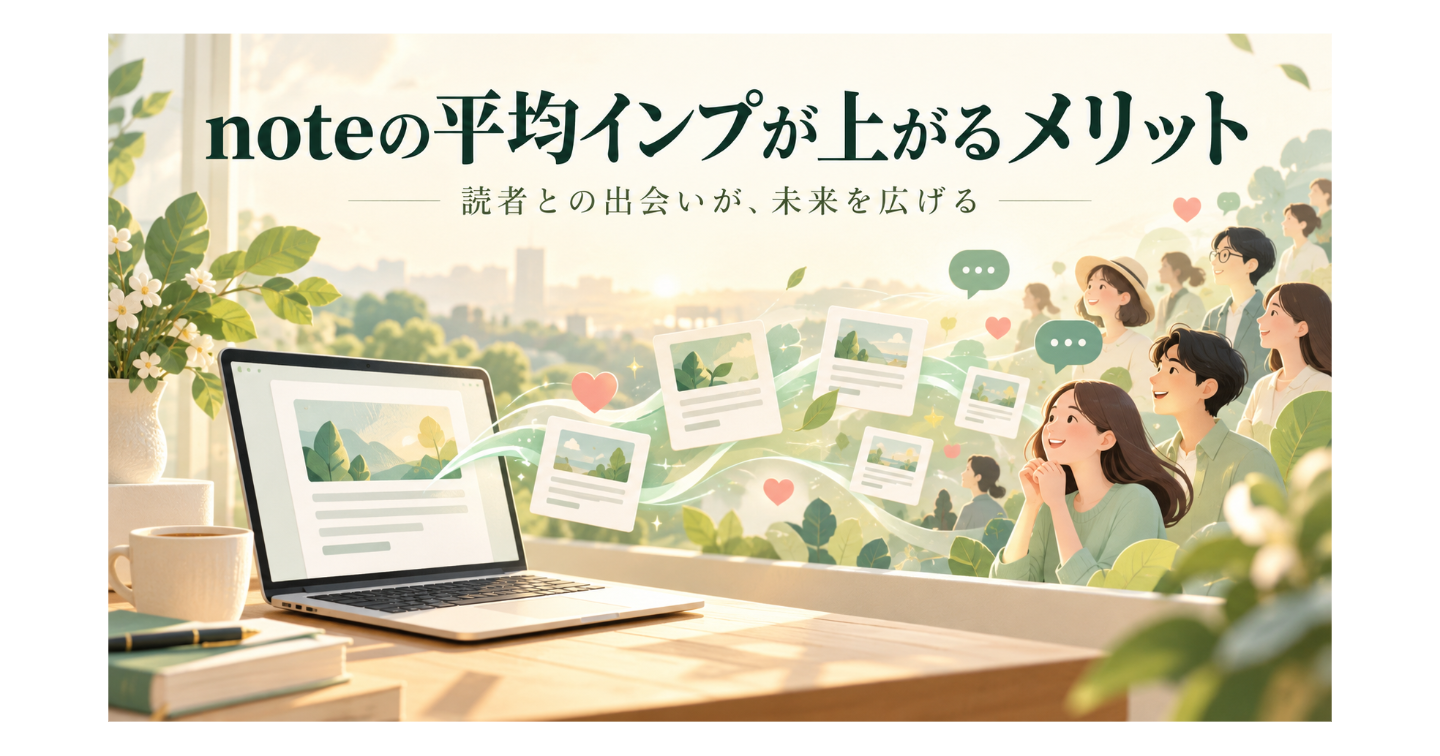 noteインプが上がるメリット