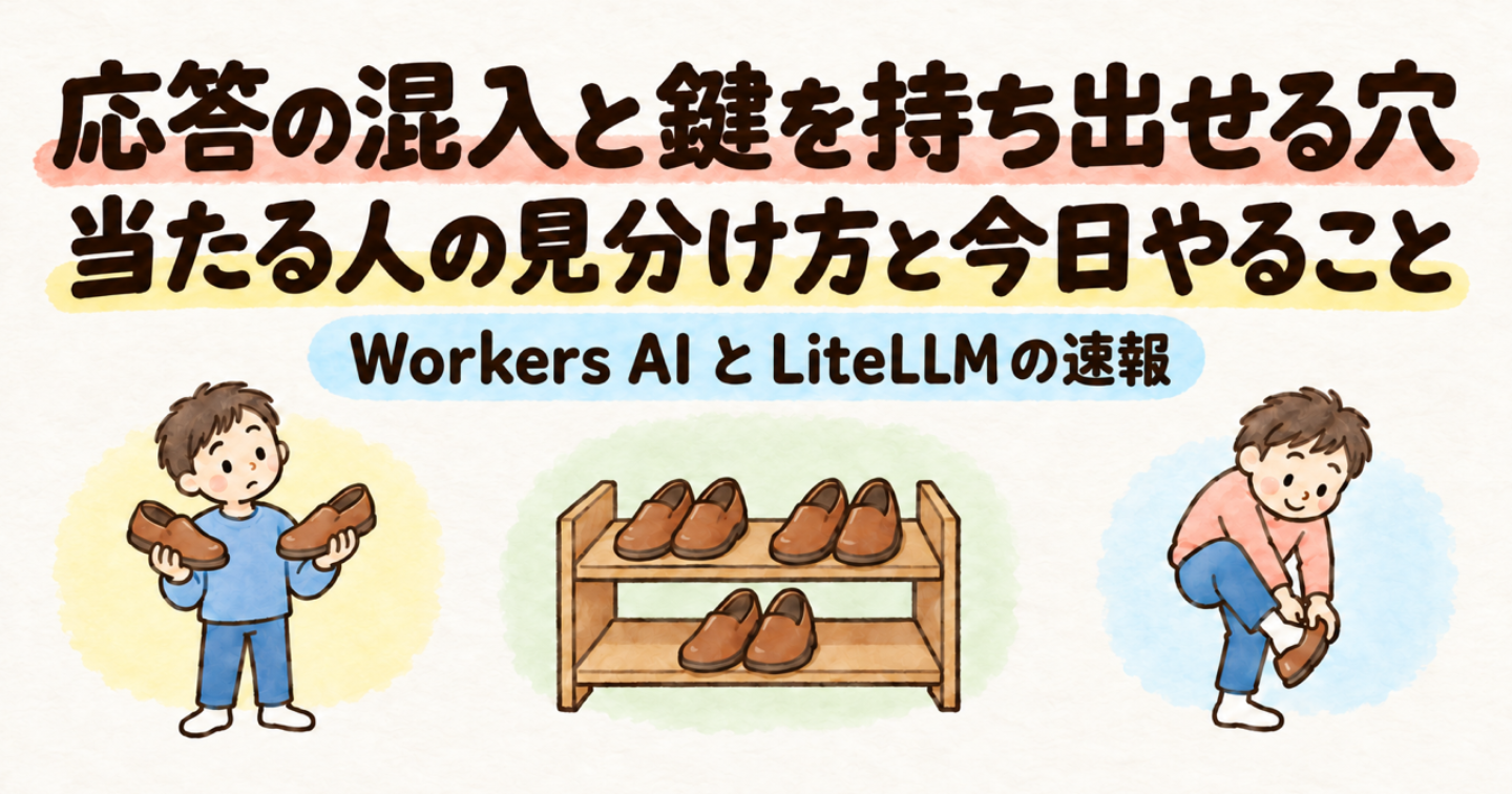 Workers AI の GLM-5.3 で応答が混入、LiteLLM Enterprise は CVSS 10.0：当たる人と今日の対処