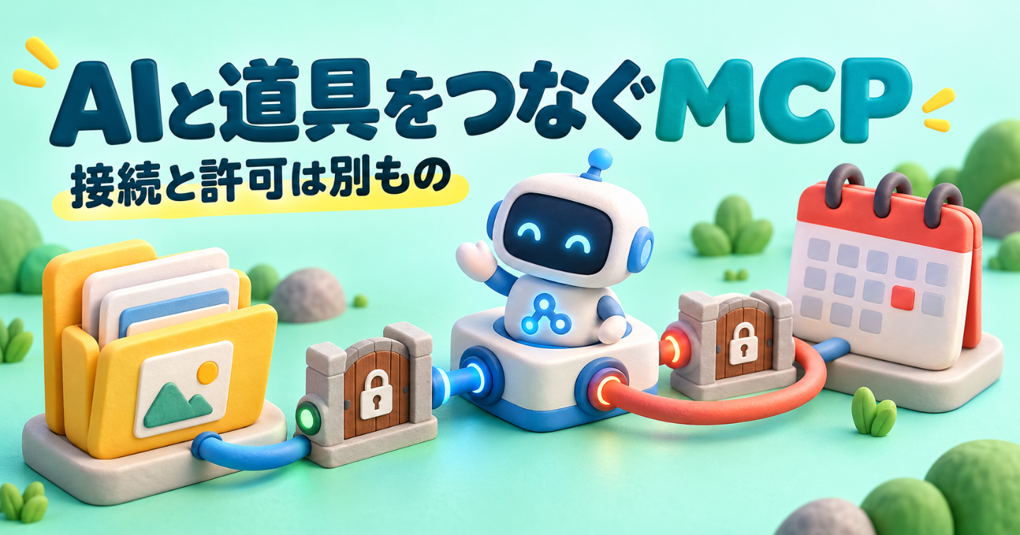 MCPとは？AIと仕事の道具をつなぐ前に知りたい、役割・権限・料金の話