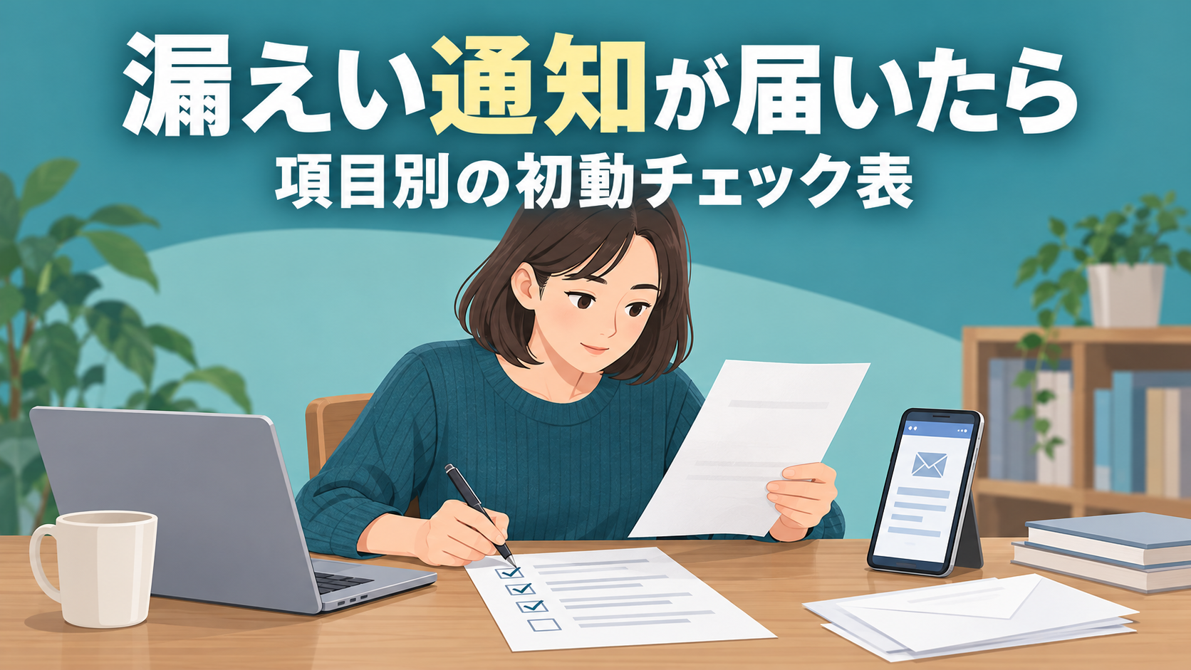個人情報の漏えい通知が来たら｜漏れた情報ごとに、最初の対応を選ぼう