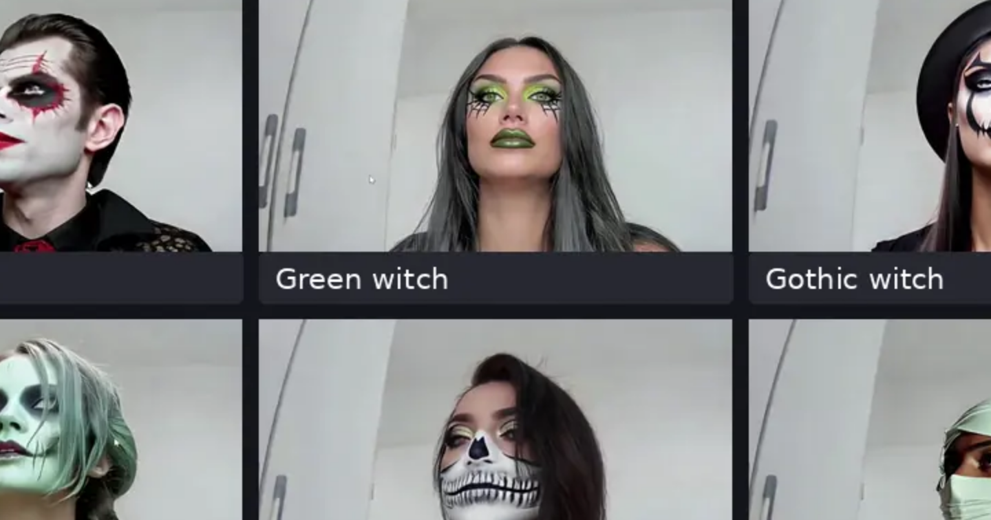 ハロウィン衣装を買わなくても楽しめる、リアルタイムAI顔入れ替えでオンラインモンスターパーティー